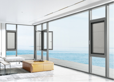 110 断桥窗纱一体