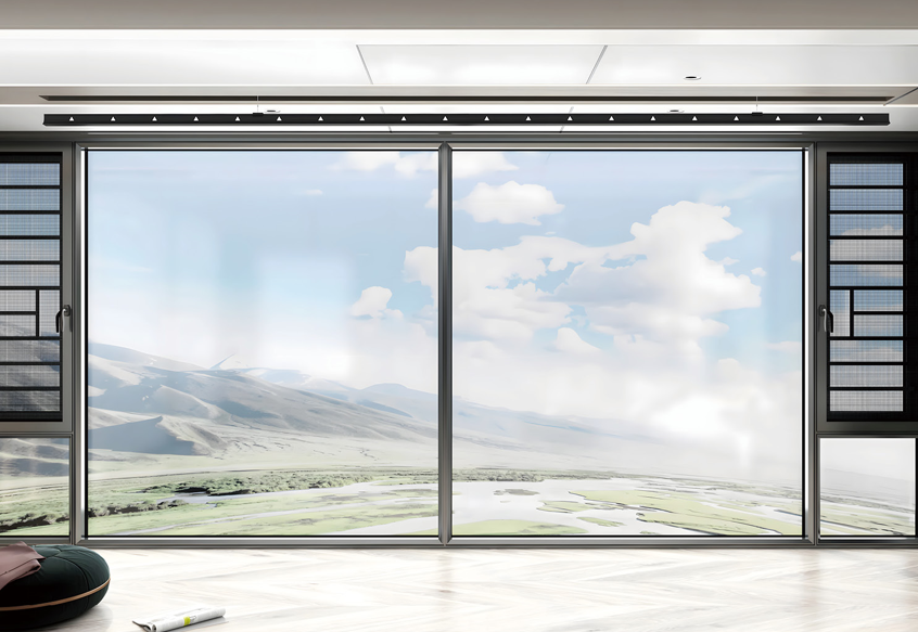 113断桥窗纱一体